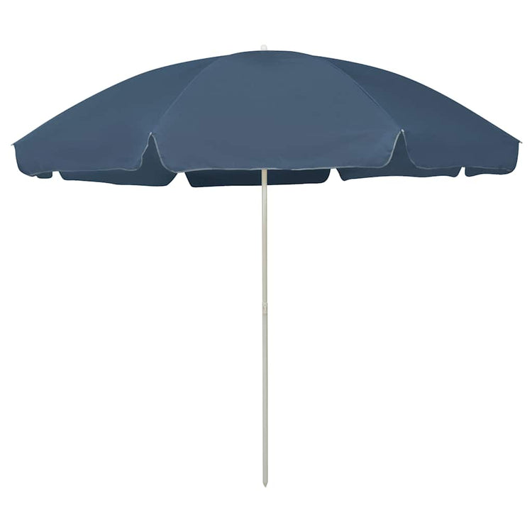 VidaXL parasol de plage 300 cm bleu