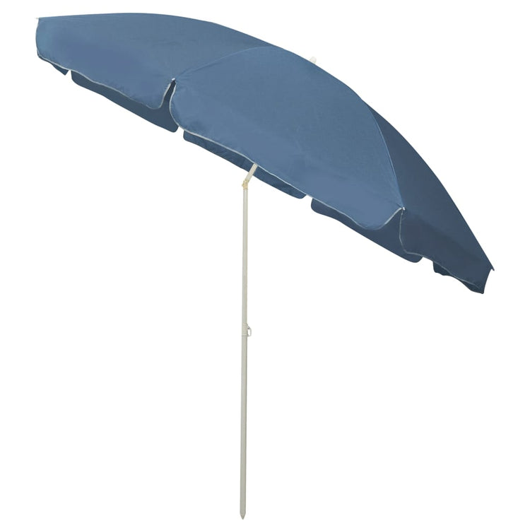 VidaXL parasol de plage 300 cm bleu