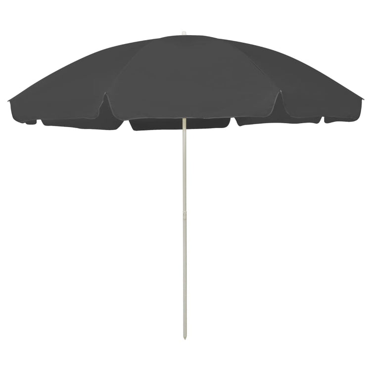 Parasol de plage VidaXL 300 cm anthracite