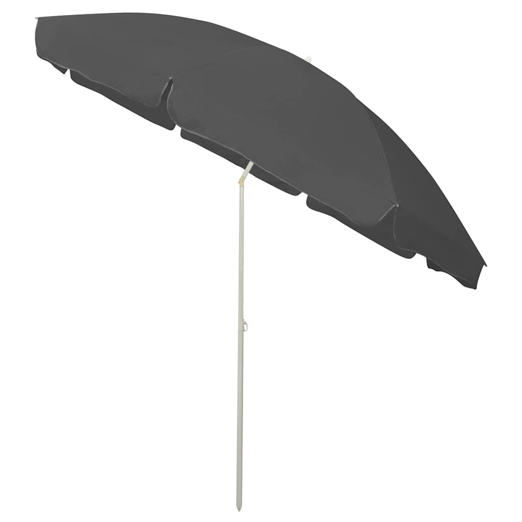 Parasol de plage VidaXL 300 cm anthracite