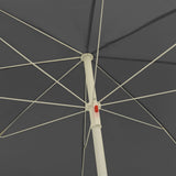Parasol de plage VidaXL 300 cm anthracite - afbeelding 2
