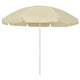 VidaXL parasol de plage 240 cm jaune sable
