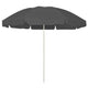 Parasol de plage VidaXL 240 cm anthracite