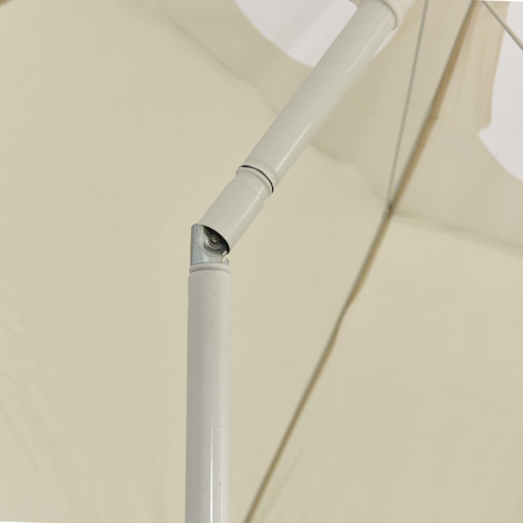VidaXL parasol de plage 300 cm jaune sable