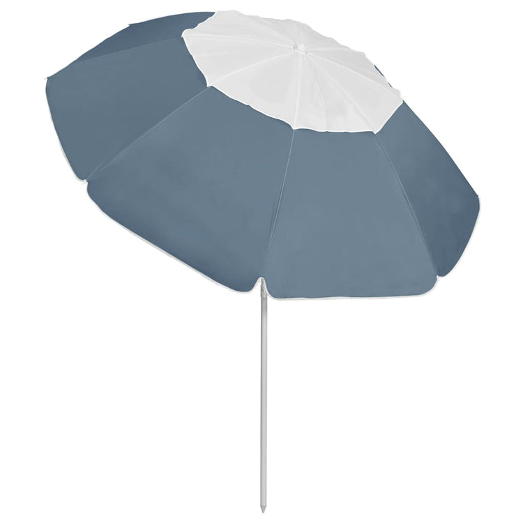VidaXL parasol de plage 300 cm bleu