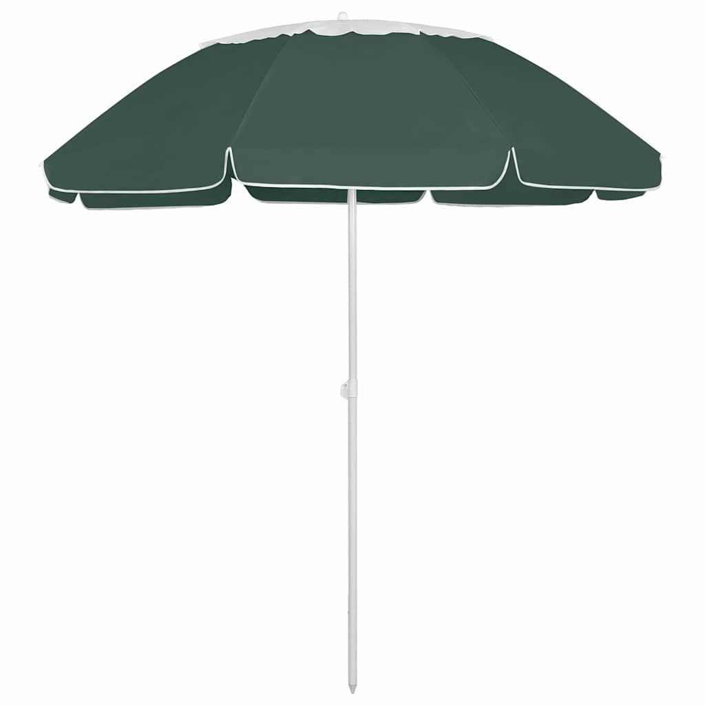 VidaXL parasol de plage 300 cm vert
