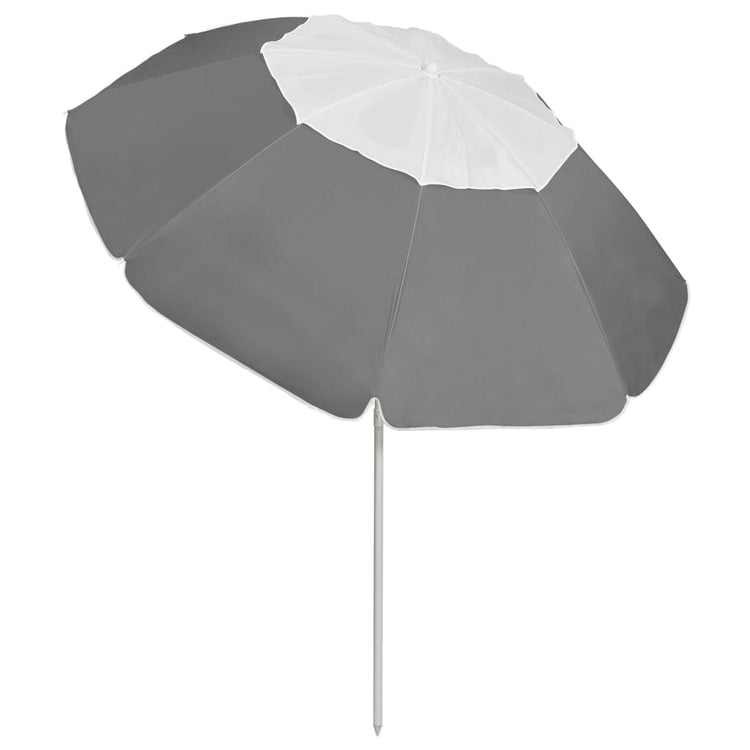 Parasol de plage VidaXL 300 cm anthracite