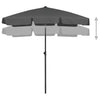 Vidaxl StrandParasol 180x120 cm anthracite -colored