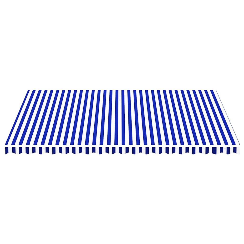 Tissu de remplacement de Vidaxl pour Luifel 5x3,5 m bleu et blanc