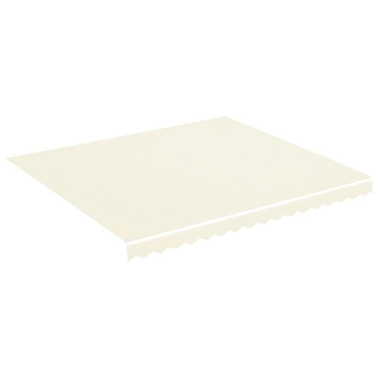 Tissu de remplacement de Vidaxl pour Luifel 4x3,5 M crème -colored