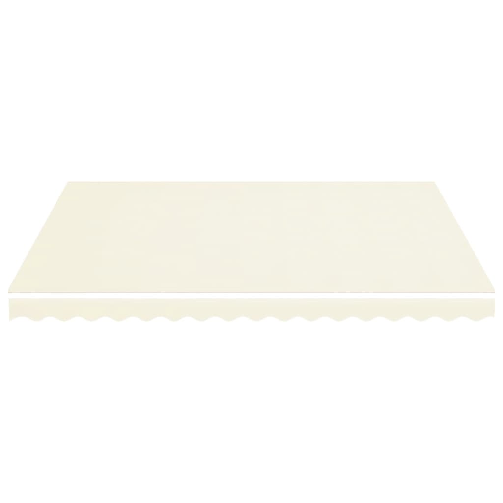 Tissu de remplacement de Vidaxl pour Luifel 4x3,5 M crème -colored