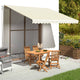 Tissu de remplacement de Vidaxl pour Luifel 4x3,5 M crème -colored