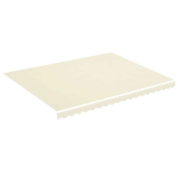 Tissu de remplacement de Vidaxl pour Luifel 4,5x3,5 M crème -colored