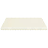 Tissu de remplacement de Vidaxl pour Luifel 4,5x3,5 M crème -colored