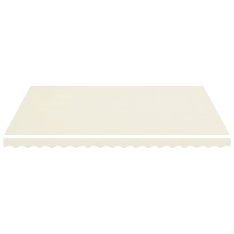 Tissu de remplacement de Vidaxl pour Luifel 4,5x3,5 M crème -colored