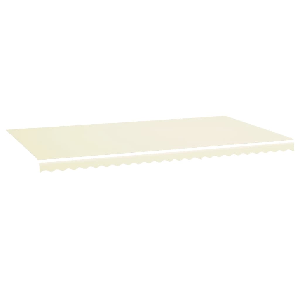 Tissu de remplacement de Vidaxl pour Luifel 6x3,5 M crème -colored