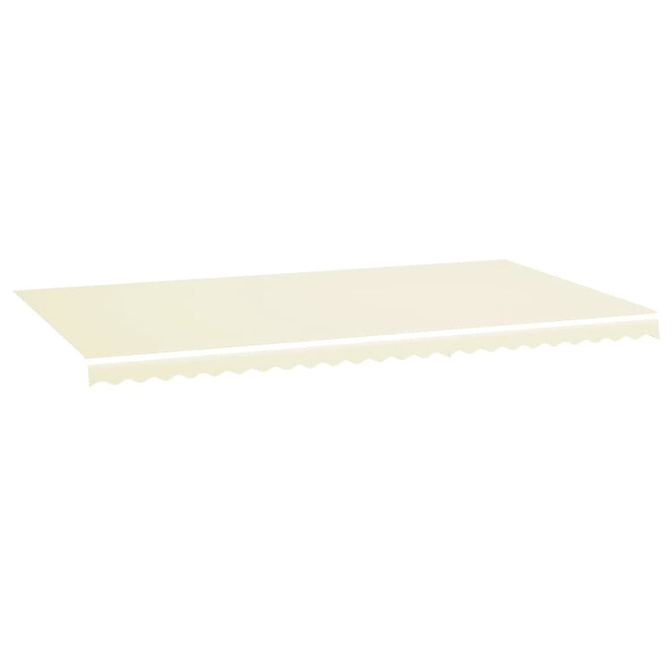 Tissu de remplacement de Vidaxl pour Luifel 6x3,5 M crème -colored