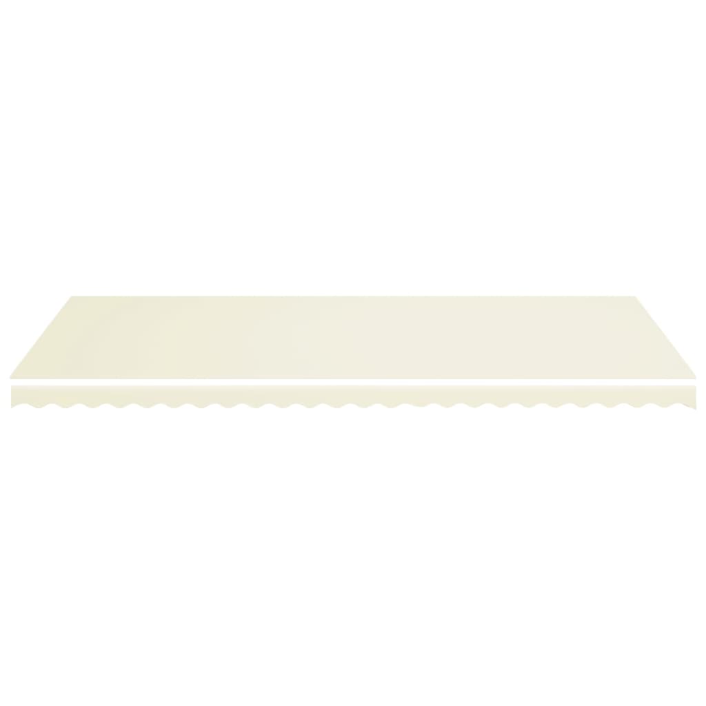 Tissu de remplacement de Vidaxl pour Luifel 6x3,5 M crème -colored