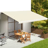 Tissu de remplacement de Vidaxl pour Luifel 6x3,5 M crème -colored