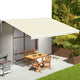 Tissu de remplacement de Vidaxl pour Luifel 6x3,5 M crème -colored