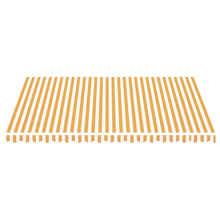 Tissu de remplacement de Vidaxl pour Luifel 4,5x3,5 m jaune et blanc