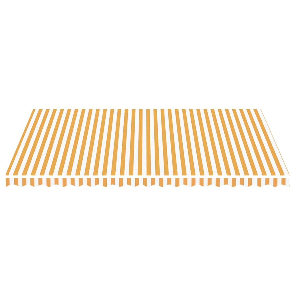 Tissu de remplacement de Vidaxl pour Luifel 5x3,5 m jaune et blanc