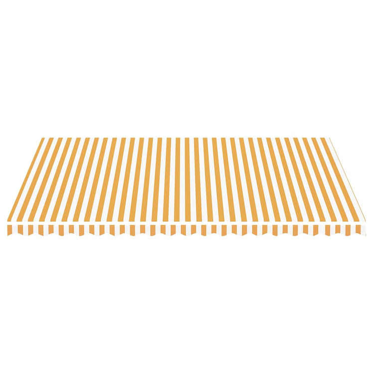Tissu de remplacement de Vidaxl pour Luifel 5x3,5 m jaune et blanc