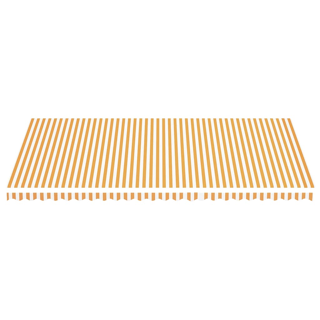 Tissu de remplacement de Vidaxl pour Luifel 6x3,5 m jaune et blanc