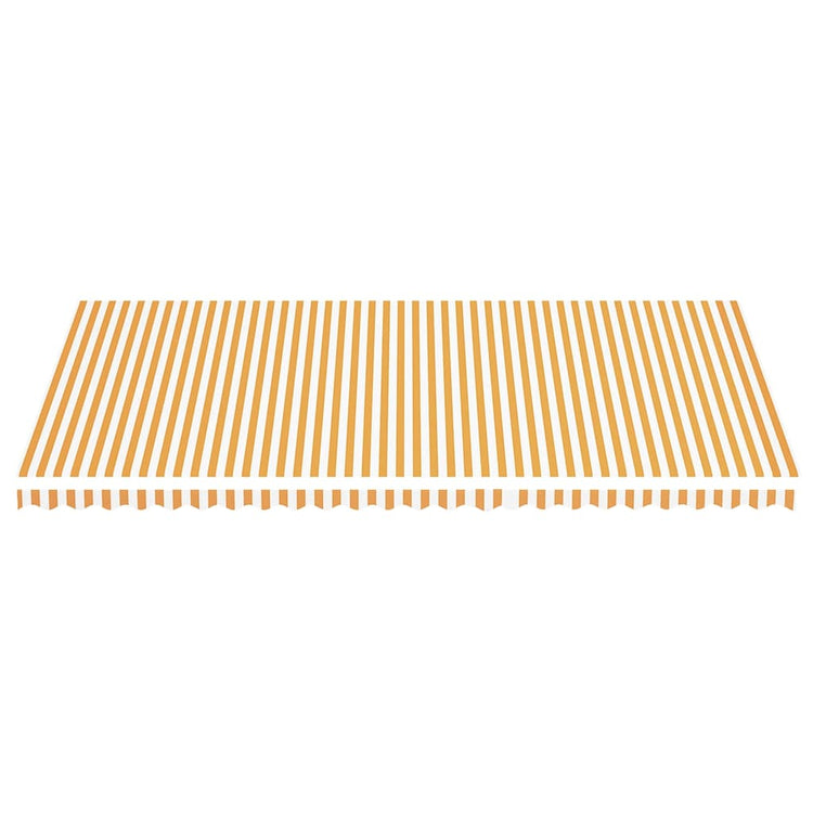 Tissu de remplacement de Vidaxl pour Luifel 6x3,5 m jaune et blanc