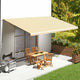 Tissu de remplacement de Vidaxl pour Luifel 6x3,5 m jaune et blanc