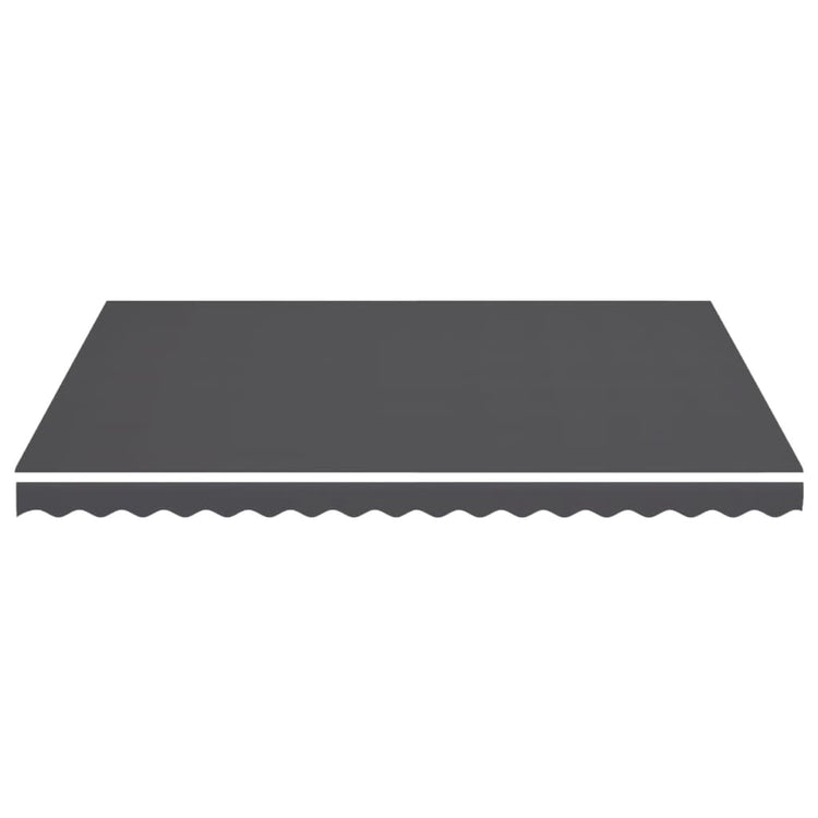 Tissu de remplacement de Vidaxl pour Luifel 4,5x3,5 M anthracite -colored