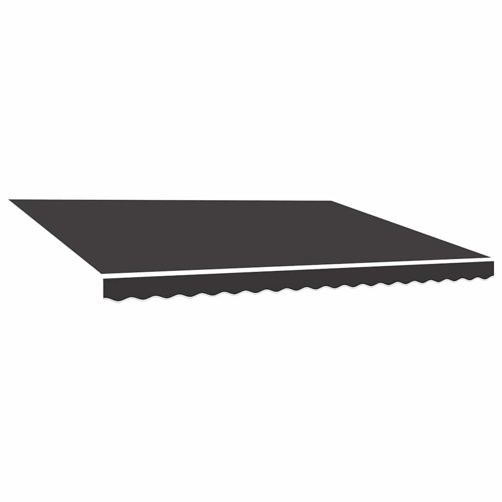 Tissu de remplacement de Vidaxl pour Luifel 5x3,5 M anthracite -colored