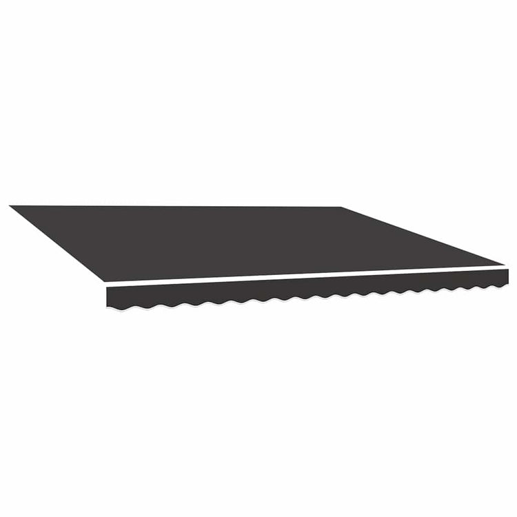 Tissu de remplacement de Vidaxl pour Luifel 5x3,5 M anthracite -colored