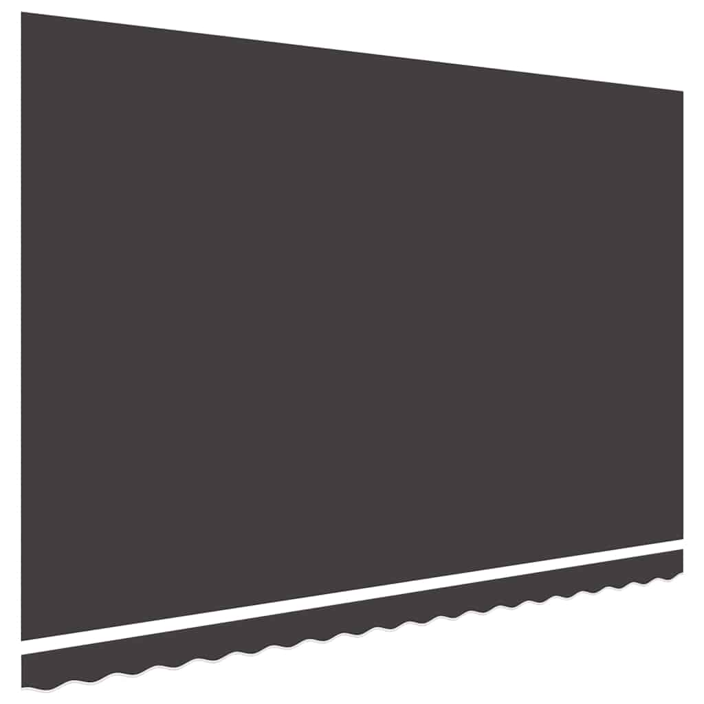 Tissu de remplacement de Vidaxl pour Luifel 5x3,5 M anthracite -colored