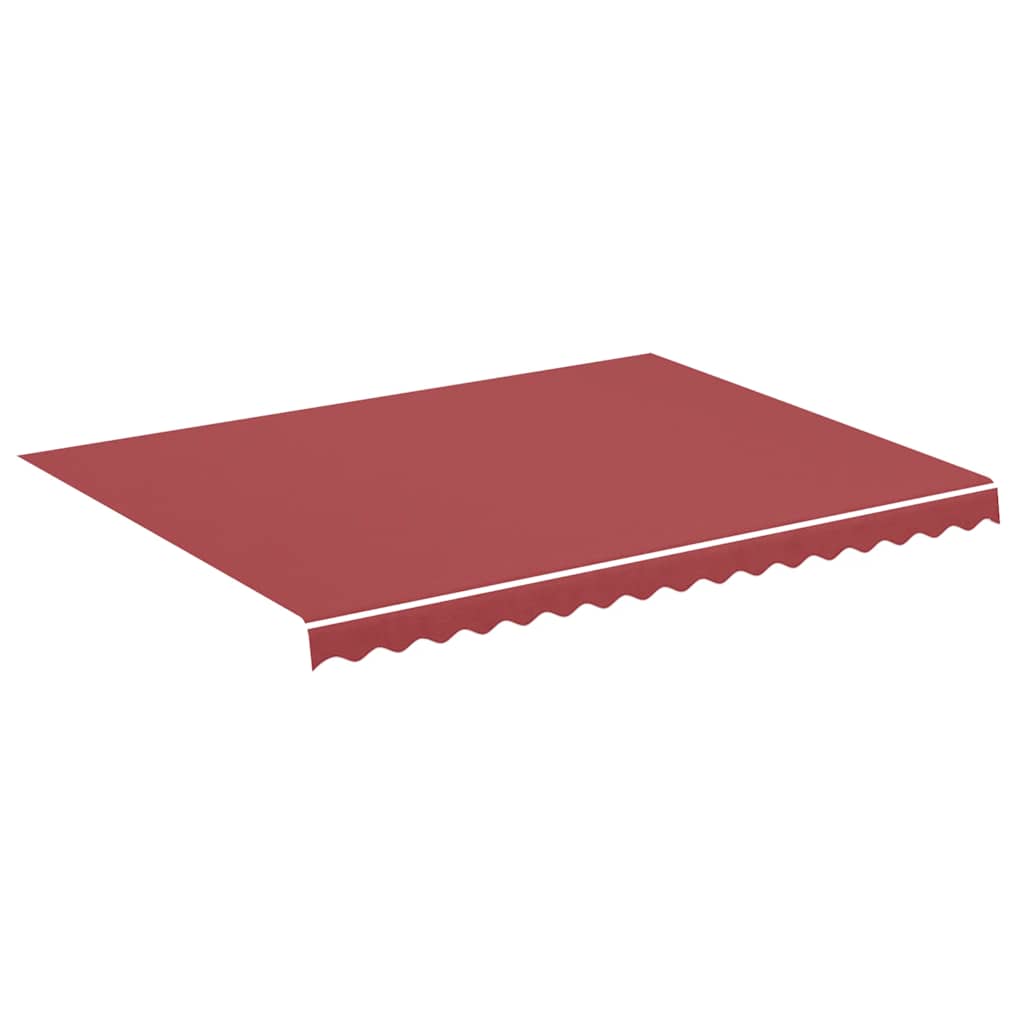 Tissu de remplacement de Vidaxl pour Luifel 4x3 M Bordeaux rouge
