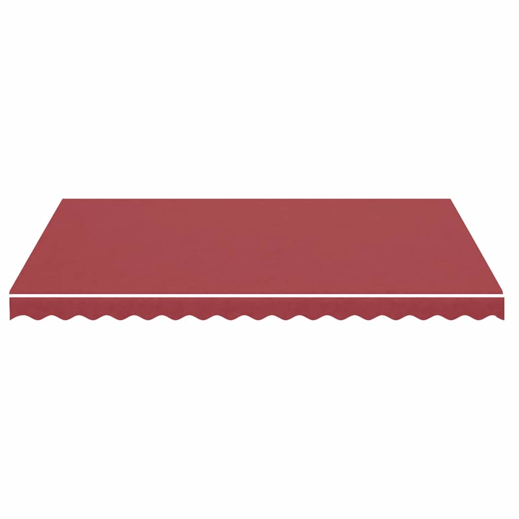 Tissu de remplacement de Vidaxl pour Luifel 4x3 M Bordeaux rouge