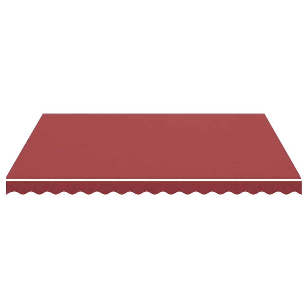 Tissu de remplacement de Vidaxl pour Luifel 4x3,5 M Bordeaux rouge