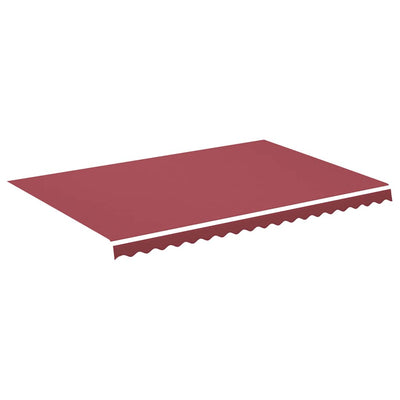 Tissu de remplacement Vidaxl pour Luifel 4,5x3 M Bordeaux rouge