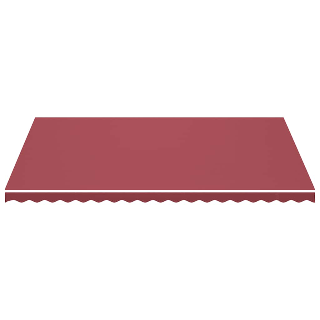 Tissu de remplacement de Vidaxl pour Luifel 5x3,5 M Bordeaux rouge