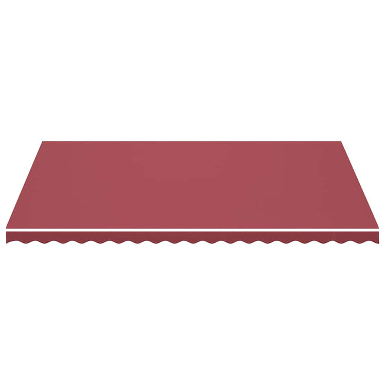 Tissu de remplacement de Vidaxl pour Luifel 5x3,5 M Bordeaux rouge