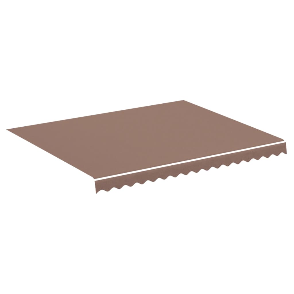 Tissu de remplacement de Vidaxl pour Luifel 3x2,5 m brun