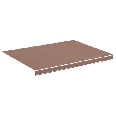 Tissu de remplacement de Vidaxl pour Luifel 4x3 m brun