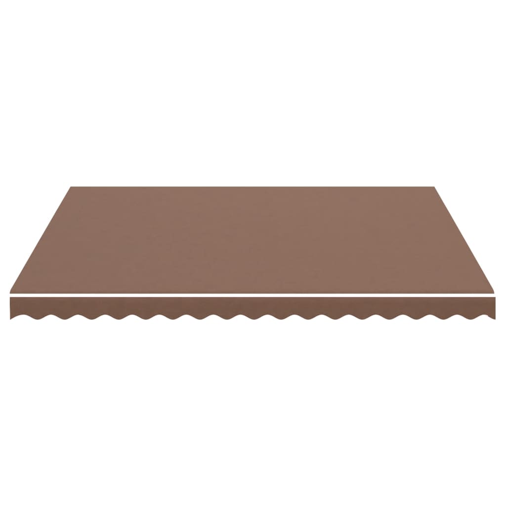 Tissu de remplacement de Vidaxl pour Luifel 4x3,5 m brun