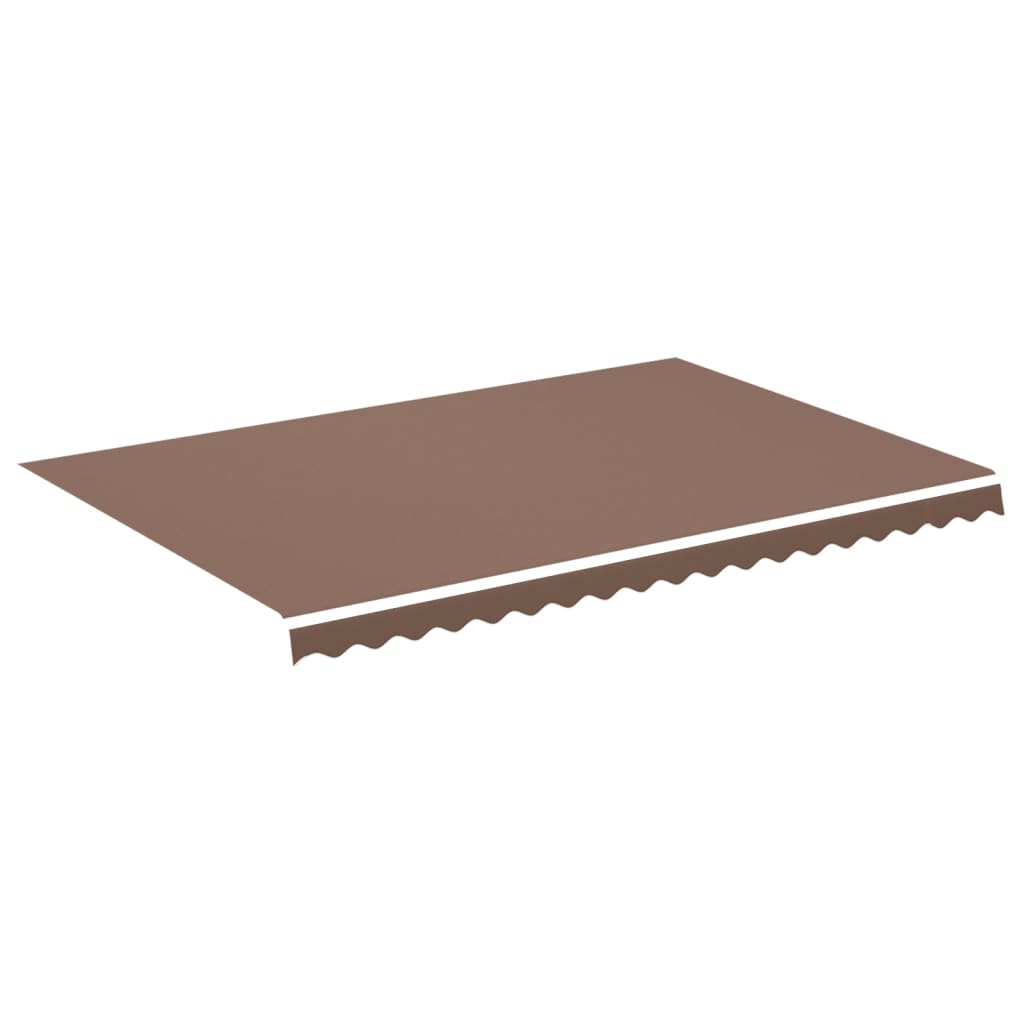 Tissu de remplacement de Vidaxl pour Luifel 4,5x3 m brun