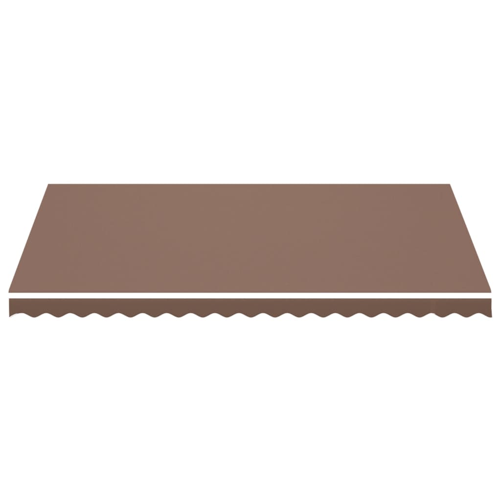 Tissu de remplacement de Vidaxl pour Luifel 4,5x3 m brun