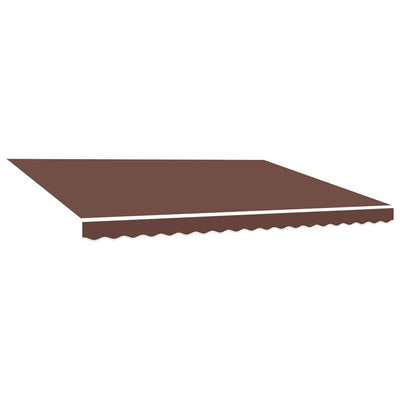 Tissu de remplacement de Vidaxl pour Luifel 4,5x3,5 m brun