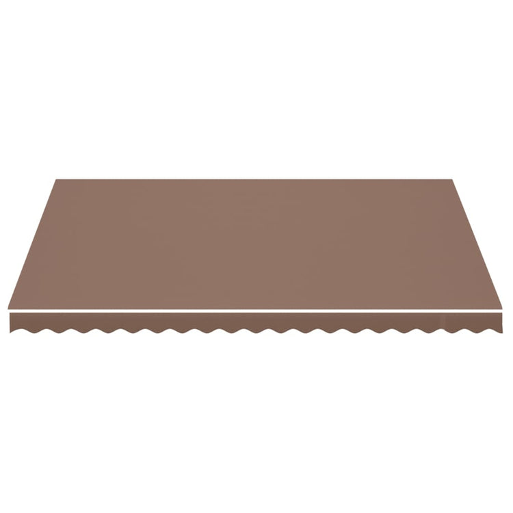 Tissu de remplacement de Vidaxl pour Luifel 4,5x3,5 m brun