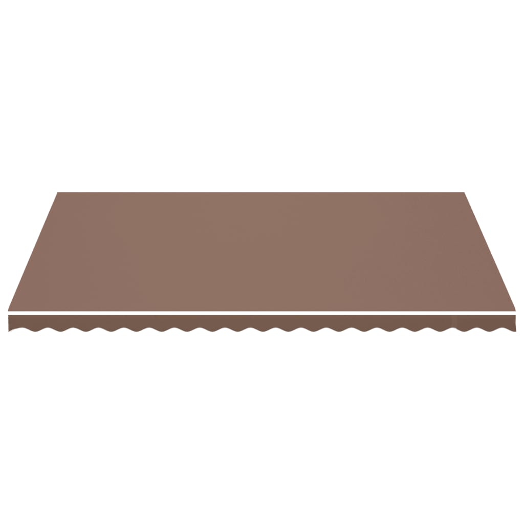 Tissu de remplacement de Vidaxl pour Luifel 5x3,5 m brun