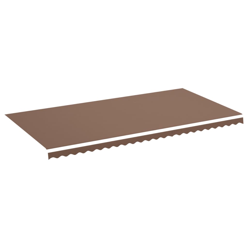 Tissu de remplacement de Vidaxl pour Luifel 6x3 m brun