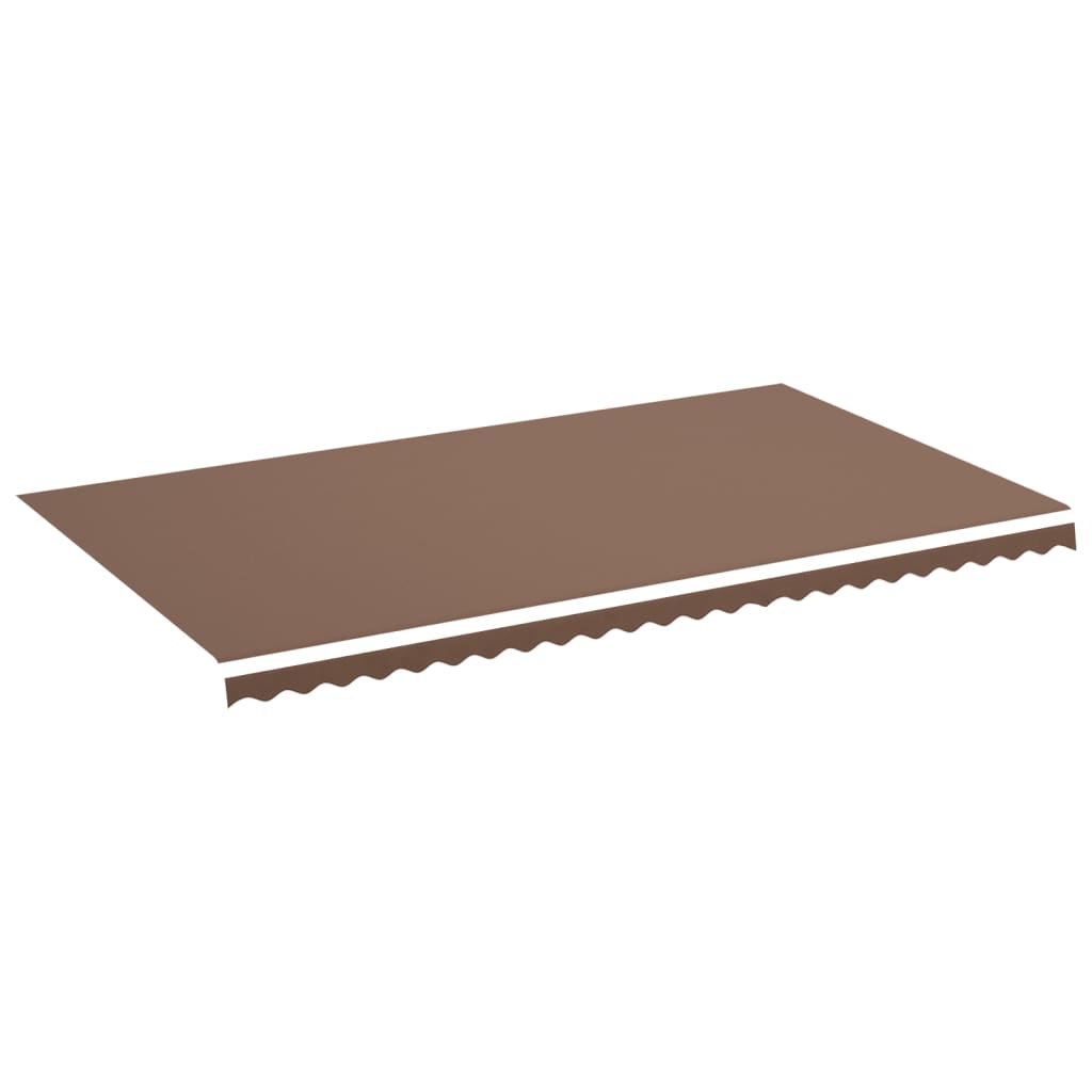 Tissu de remplacement de Vidaxl pour Luifel 6x3,5 m brun